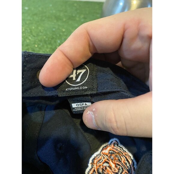 Chicago Bears hat cap strap back blue orange Forty Seven football nfl mens - Picture 8 of 9